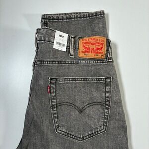 NEW Levi's 502 Taper Jeans Mens 38x30 Grey Flex Eco Performance Stretch Denim